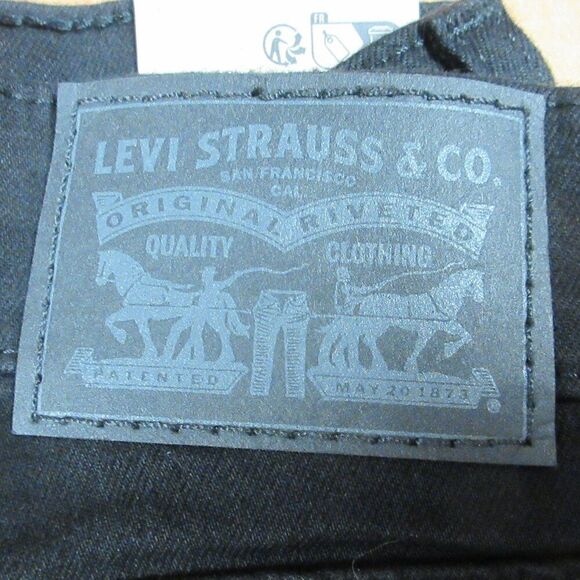 LEVI'S Classic Bootcut Jeans Womens Sz 10 SHORT (30x30) Black Stretch Denim NWT‎ - Picture 14 of 15